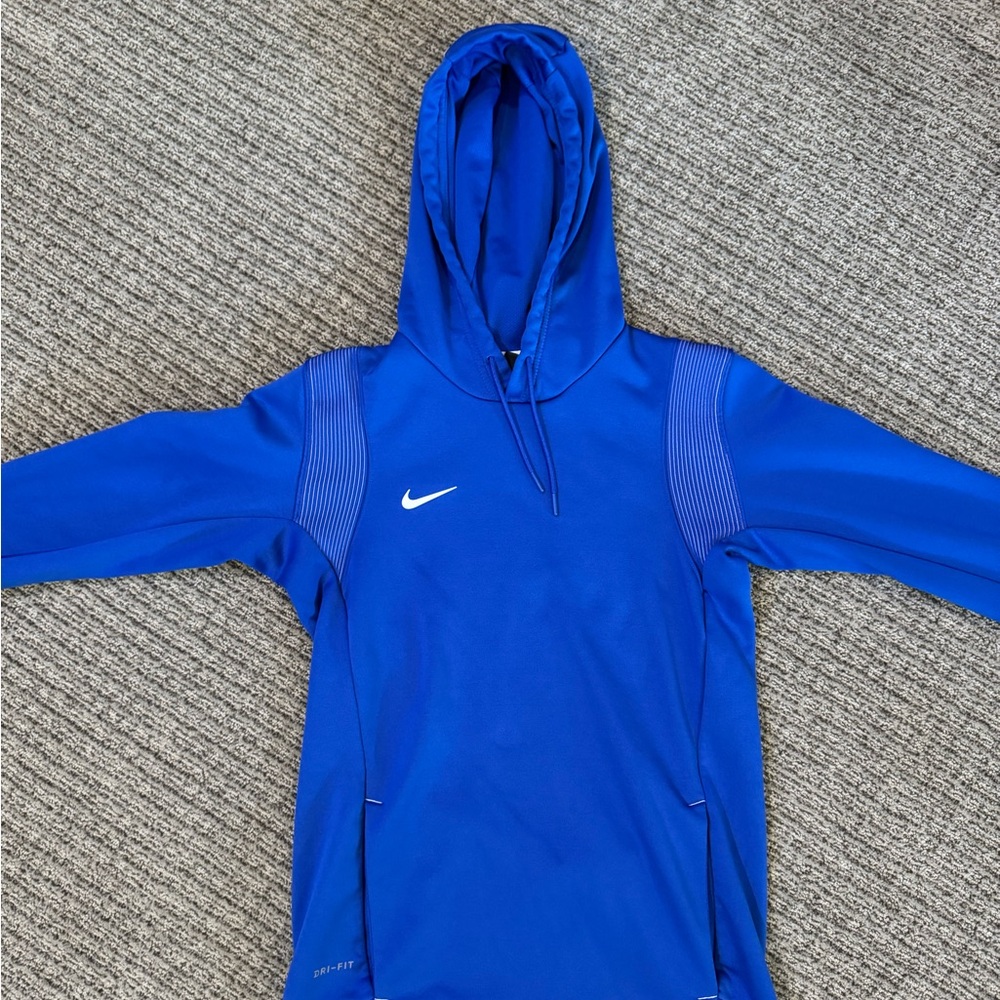 Nike Blue Therma-Fit Sweatshirt - Small